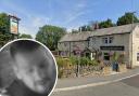 The Flowerpot, Mirfield, pictured, and the police's CCTV appeal image seen inset