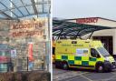 A&Es department at Bradford Royal Infirmary and Airedale Hospital have been 