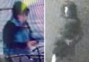 Police would like to speak to these two people in relation to criminal damage incidents in Birkenshaw