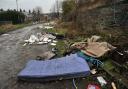 Fly-tipping on Airedale College Road
