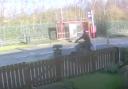 The viral video shows the quad biker crossing over to the other side of Reevy Road West, Buttershaw, via the pavements and towards a bus stop and bin