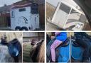 Two stolen horse trailers have been recovered but police have launched an appeal to locate missing saddles and bridles