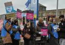 Bradford nurses return to the picket line outside hospital