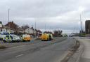 The scene of the crash on Stanningley Road
