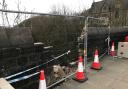 Damage to an Apperley Bridge railway bridge parapet is causing a safety issue for pedestrians
