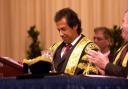 Imran Khan when he was installed as chancellor at the University of Bradford