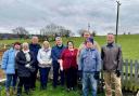 Objectors oppose the building of 155 homes in Cottingley