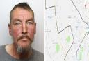 Beggar Steven Lofthouse has been barred an area of Bradford
