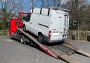 The van seized in Silsden