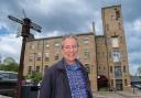 Actor John Middleton at Sunny Bank Mills in Farsley where Emmerdale used to be filmed