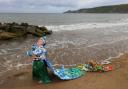 Helen Hill as a reclaimed waste mermaid