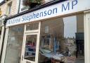 Pendle MP Andrew Stephenson's office in Barnoldswick