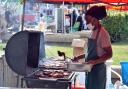 Food being served up at the Carnival of Culture in Centenary Square on Friday, June 16