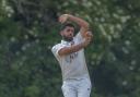 Moin Hussain was key bowler for Hartshead Moor. Photo: RAY SPENCER