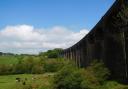 Hewenden Viaduct is part of the Great Northern Rail Trail