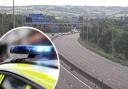 The incident took place on the eastbound carriageway of the M62 between junctions 25 and 26 on Saturday night