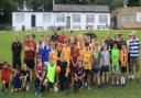 A football camp was held for youth at Idle Cricket Club
