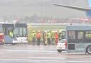Emergency response at LBA after a TUI plane veered off the runway