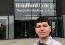 James Owen Thomas outside Bradford College. Picture: Mike Tipping