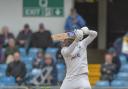 Will Fraine batting for Yorkshire against Warwickshire in a County Championship fixture from 2022.