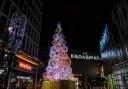 Christmas lights at Bradford's Broadway in 2020