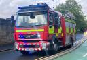 Fire crews responded to reports of a blaze at a business in Cleckheaton.
