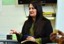 Saliha Sadiq, leads a tea-fuelled therapy group