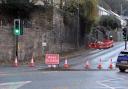 Baildon Road is closed due to a collapsed wall.