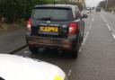 This car was seized by police on Harrogate Road.