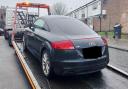 The Audi TT that was seized by police