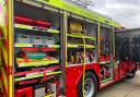 Firefighters from across Bradford rushed to an incident at a business premises, in Keighley