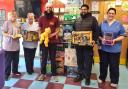 Right to left: Karen Reece, play leader at Airedale Hospital, Linzi Graham, senior health care support worker at Airedale Hospital, Nazim Ali, Creating Smiles Gifts initiative co-ordinator, Mohammed Azeem, of the Friends of Airedale Hospital, and Suzanne
