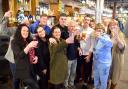 Family and friends raised a glass in memory of Graham Hall, who died a year ago.