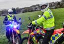 Police made an arrest when seizing a motorbike