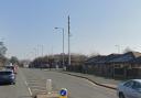 The site of the proposed mast on Bolton Road - an existing mast is just a short distance away