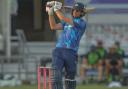 Dawid Malan in T20 action for Yorkshire last season against Leicestershire.