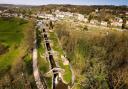 The Grade 1 listed Bingley Five Rise Locks are a Yorkshire landmark