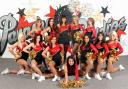 Bradford Bulls cheerleaders the Bullettes win the National Cheerleading Championships at Easter 2012