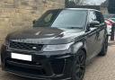 This Range Rover was seized by police in Baildon.
