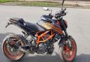 The KTM that was recovered