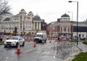Works as part of the major city centre roadworks scheme in Bradford