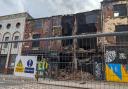 This image shows the state of the building on Kirkgate in Leeds which collapsed on Friday.