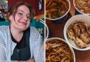 Natasha Meek tucks into Chinese cuisine at Moon Tea Chinese Cafe in Greengates, Bradford