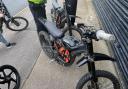 The electric bikes that were seized
