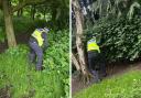 Police carried out knife sweeps at Wibsey Park and Brackenhill Park