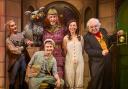 The talented cast of Awful Auntie which is showing at The Alhambra