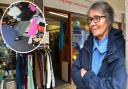 Kathy Tedd was shocked to find her charity shop had been targeted by a burglar earlier this week