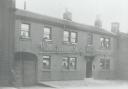 The Woodman pub in Bankfoot, pictured in the 1920s