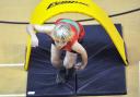 Robbie Matthews of Ilkley Harriers competing in the obstacle time trial during last year's under-11 sportshall athletics trials at the Richard Dunn Sports Centre