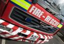 A crew from Cleckheaton were called to a garage fire in Birkenshaw last night